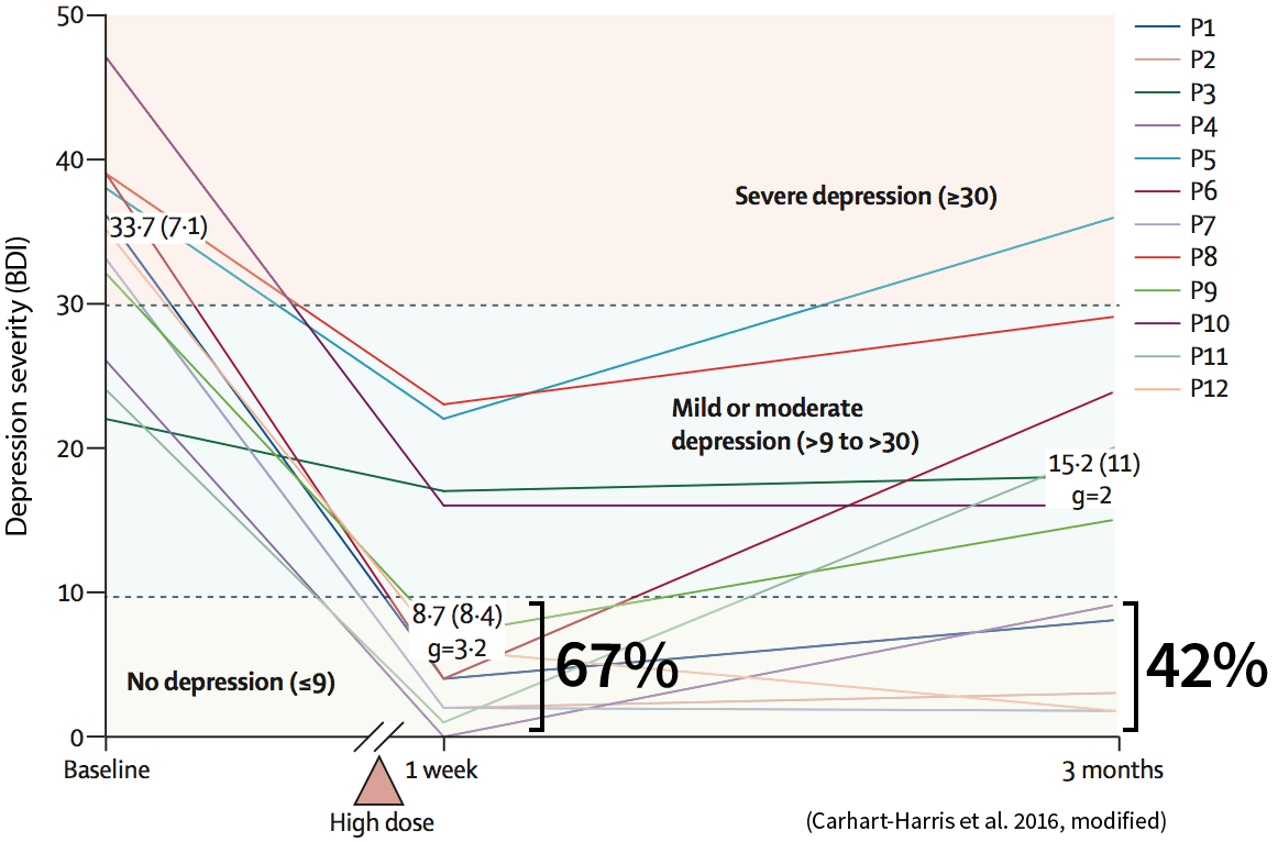 Carhart-Harris: Psilocybin in treatment-resistant depression